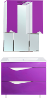 Мебель для ванной комнаты Bellezza Эйфория 105 фиолетовая Мебель для ванной комнаты Bellezza Эйфория 105 фиолетовая