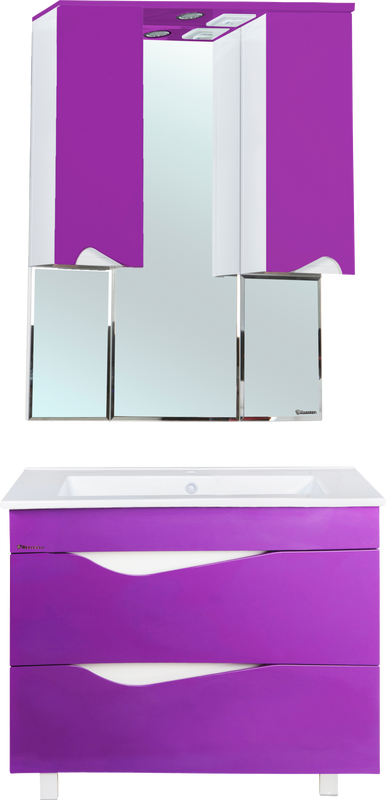 Мебель для ванной комнаты Bellezza Эйфория 105 фиолетовая