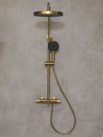 Душевая стойка AltroBagno Bilancia AltroBagnoBilancia030429BG матовое золото