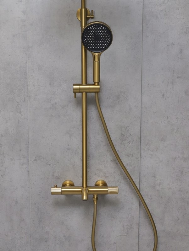 Душевая стойка AltroBagno Bilancia AltroBagnoBilancia030429BG матовое золото