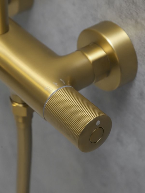 Душевая стойка AltroBagno Bilancia AltroBagnoBilancia030429BG матовое золото