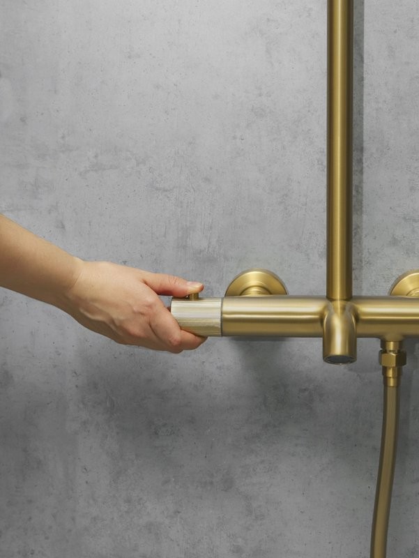 Душевая стойка AltroBagno Bilancia AltroBagnoBilancia030429BG матовое золото