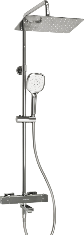 Душевая стойка Wasserkraft Aller A199.069.065.087.CH Thermo с термостатом, хром