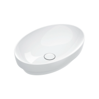 Раковина встраиваемая сверху Catalano Sfera 524580001 58х40 глянцевая белая, овальная