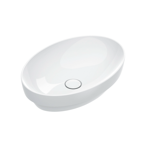 Раковина встраиваемая сверху Catalano Sfera 524580001 58х40 глянцевая белая, овальная