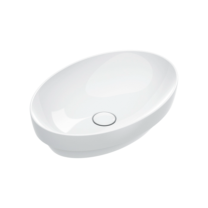 Раковина встраиваемая сверху Catalano Sfera 524580001 58х40 глянцевая белая, овальная