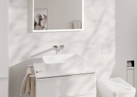 Смеситель для раковины Hansgrohe Tecturis E 73051000 С ВНУТРЕННЕЙ ЧАСТЬЮ хром
