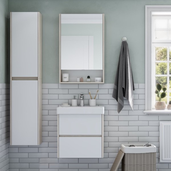 Мебель для ванной комнаты AQUATON Сканди 55 дуб верона