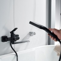 Смеситель для ванны с душем Shevanik S9902H черный