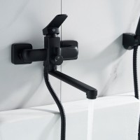 Смеситель для ванны с душем Shevanik S9902H черный