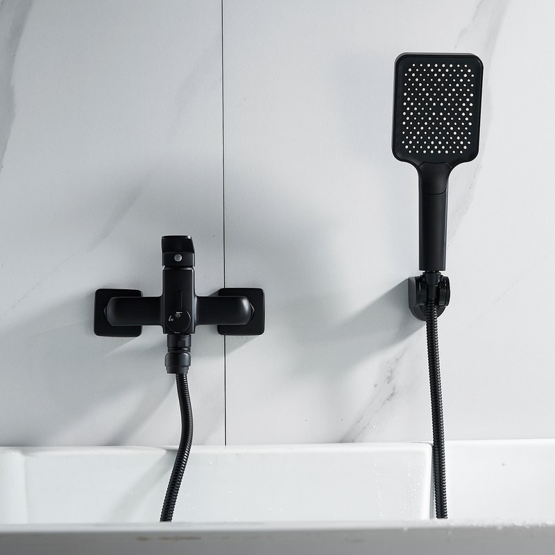 Смеситель для ванны с душем Shevanik S9902H черный