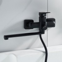 Смеситель для ванны с душем Shevanik S9902H черный