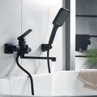 Смеситель для ванны с душем Shevanik S9902H черный