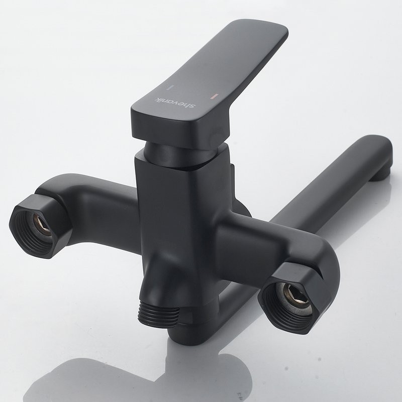 Смеситель для ванны с душем Shevanik S9902H черный