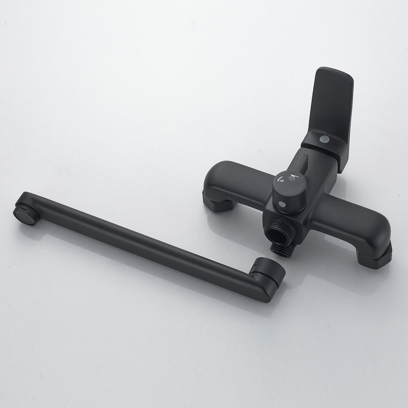 Смеситель для ванны с душем Shevanik S9902H черный