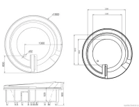 Акриловая ванна Gemy G9090 O Акриловая ванна Gemy G9090 O