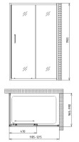 Душевой уголок Gemy Victoria S30191A-A100