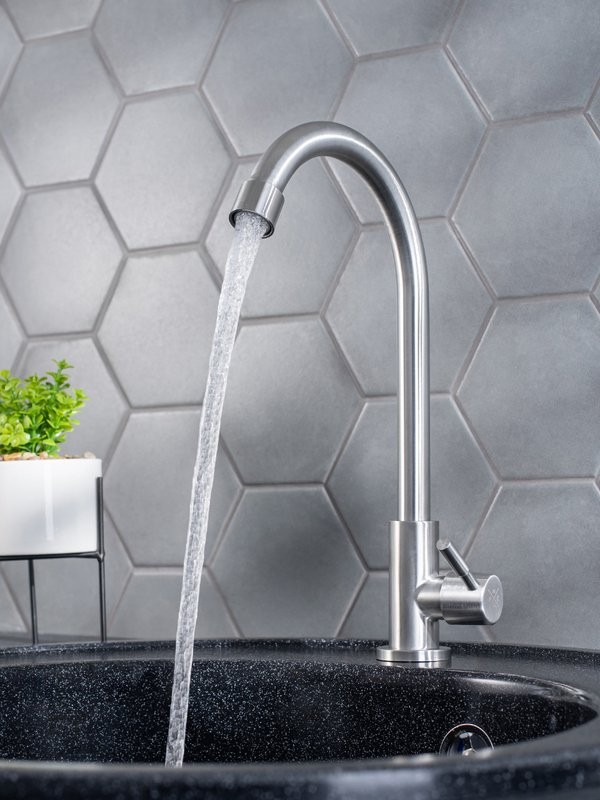 Кран РМС SUS124-269F нержавеющая сталь