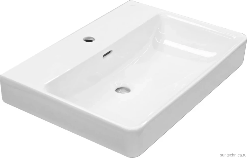 Раковина Laufen Pro S 8.1096.4.000.104.1 65 прямоугольная, с полупьедесталом