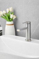 Смеситель для раковины BELZ B813 B10813-1 сатин