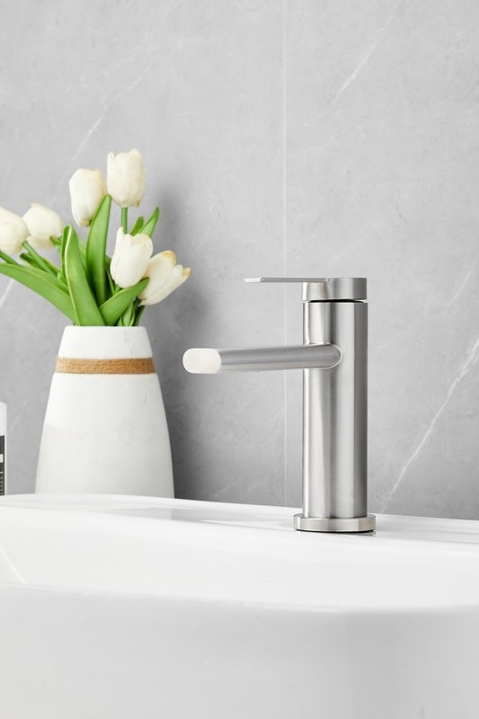 Смеситель для раковины BELZ B813 B10813-1 сатин