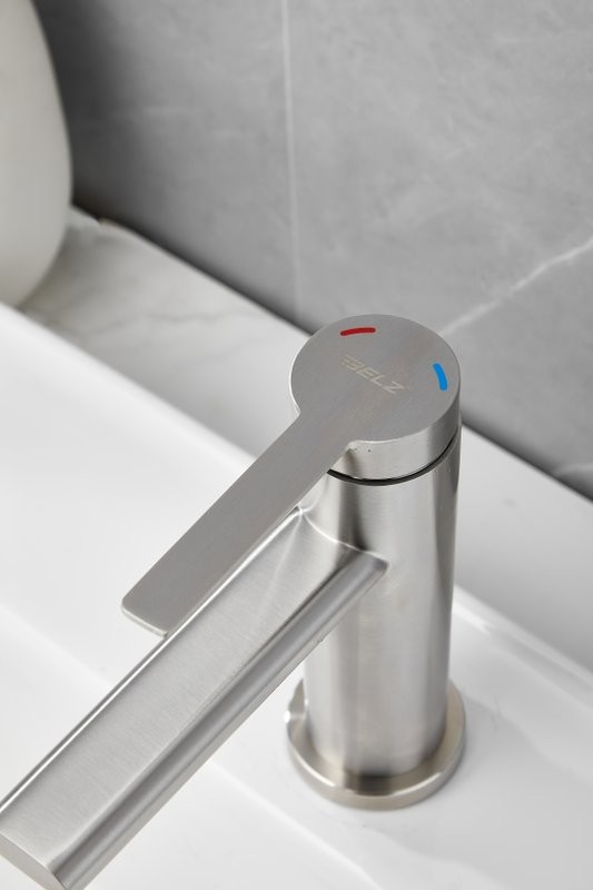 Смеситель для раковины BELZ B813 B10813-1 сатин