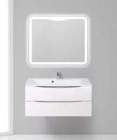 Тумба с раковиной BelBagno Marino 100 bianco lucido, подвесная