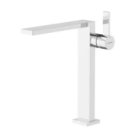 Смеситель для раковины высокий Sancos Linn, хром, SC9020CH