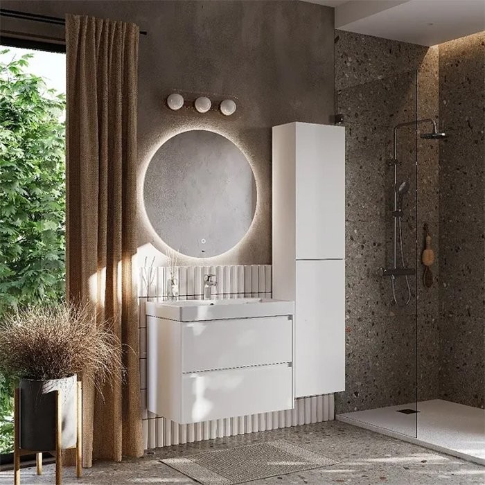 Мебель для ванной комнаты Roca Ona 80 белая матовая