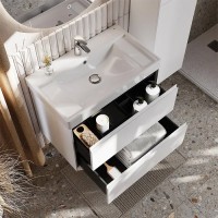 Мебель для ванной комнаты Roca Ona 80 белая матовая