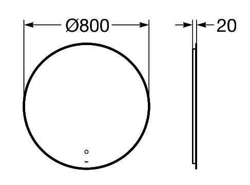 Мебель для ванной комнаты Roca Ona 80 белая матовая