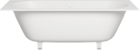 Ванна из искусственного камня Salini Ornella Axis S-Sense 180x80 см, встраиваемая, белая, на ножках