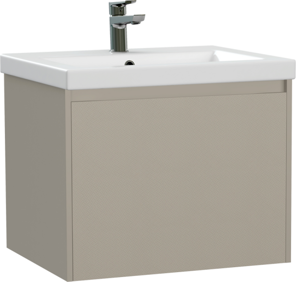 Тумба с раковиной Cersanit Grande 60 бежевая