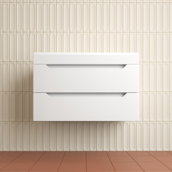 Тумба под раковину без столешницы Style Line Остин 80 подвесная, белая эмаль plus