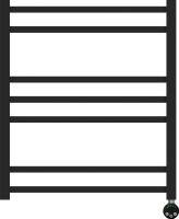 Полотенцесушитель электрический Lemark Atlantiss П7 50x60, черный