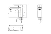 Комплект для ванной AQUATEK Ника AQ1830CR 3 в 1, хром