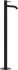 Напольный смеситель для раковины Remer X Style X18 С ВНУТРЕННЕЙ ЧАСТЬЮ, чёрный матовый