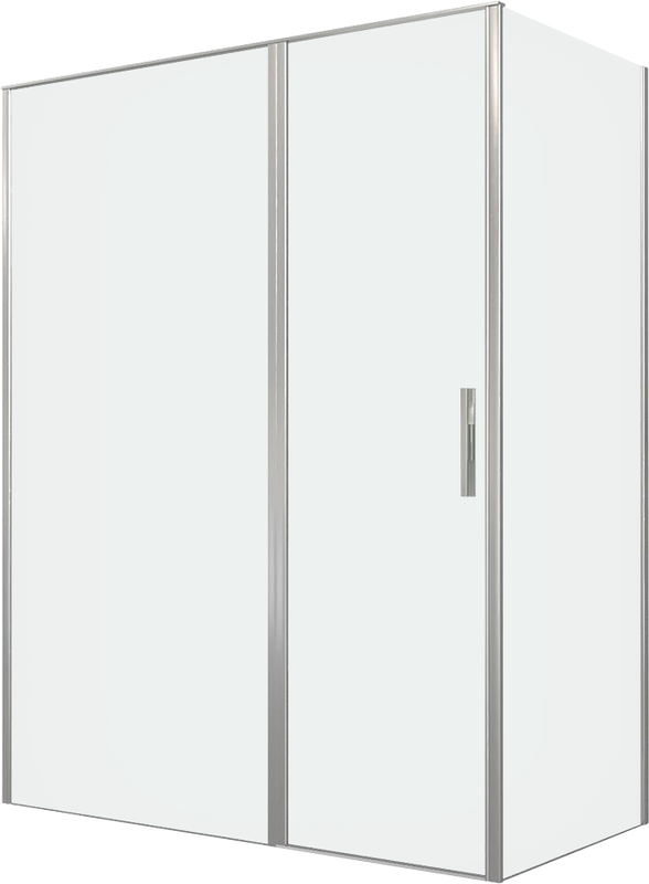 Душевой уголок Allen Brau Priority 160x90, профиль серебро браш, стекло прозрачное
