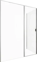 Душевой уголок Allen Brau Priority 160x90, профиль серебро браш, стекло прозрачное