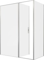 Душевой уголок Allen Brau Priority 160x90, профиль серебро браш, стекло прозрачное