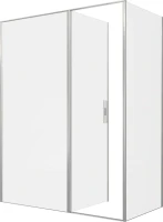 Душевой уголок Allen Brau Priority 160x90, профиль серебро браш, стекло прозрачное