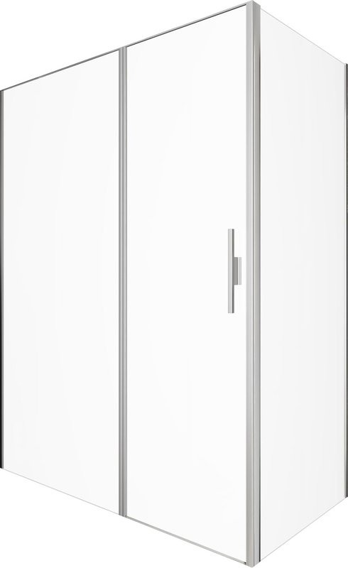 Душевой уголок Allen Brau Priority 160x90, профиль серебро браш, стекло прозрачное
