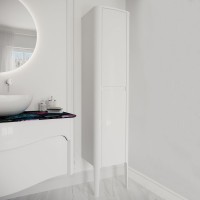 Шкаф-пенал для ванной Belux Анжело П 40 напольный, глянцевый белый Шкаф-пенал для ванной Belux Анжело П 40 напольный, глянцевый белый