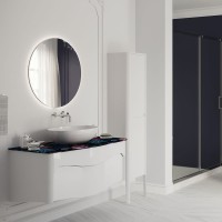 Шкаф-пенал для ванной Belux Анжело П 40 напольный, глянцевый белый Шкаф-пенал для ванной Belux Анжело П 40 напольный, глянцевый белый