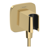 Шланговое подключение Hansgrohe FixFit Q 26887990 полированное золото