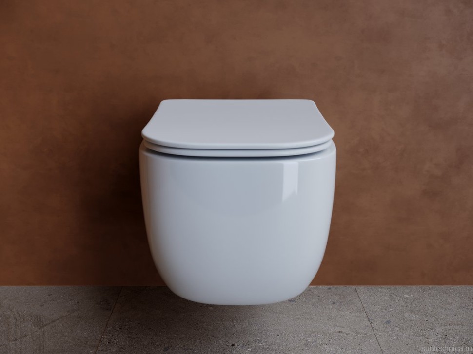 Комплект Унитаз подвесной Ceramicanova Noel + Инсталляция STWORKI + Кнопка 230823 хром матовый