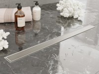 Душевой трап (лоток) Plumberia Selection PSM Modular PSM60MT 60 см, решетка матовая нержавеющая сталь, с сифоном, под плитку