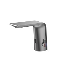 Смеситель для раковины Black&White Gravity 7101GM сенсорный, gun metal