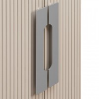 Шкаф-пенал для ванной AQUATON Ар-Деко 40 2 дверцы, кашемир