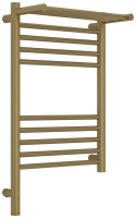 Полотенцесушитель электрический Сунержа Богема 3.1 32-6006-6040 70x45 см, подключение слева, золотой шелк, лесенка, с полкой